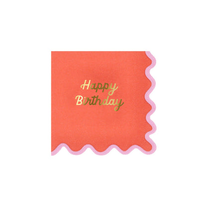 Meri Meri Wiggle Edge Napkins - Small
