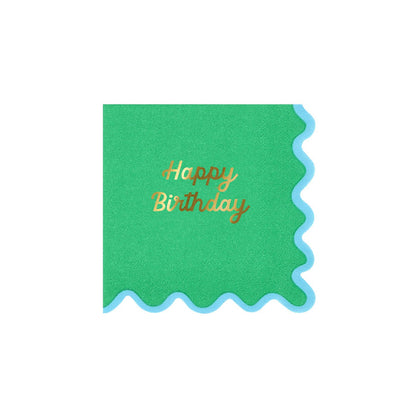 Meri Meri Wiggle Edge Napkins - Small