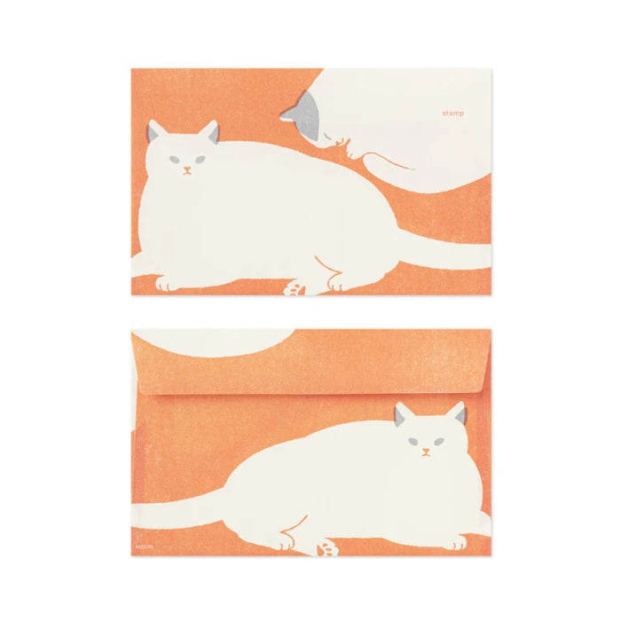 Midori Kimagure Cat Envelopes