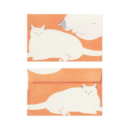 Midori Kimagure Cat Envelopes