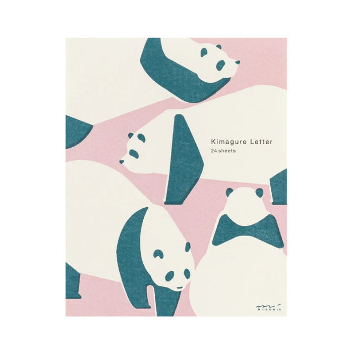 Midori Kimagure Panda Letter Pad