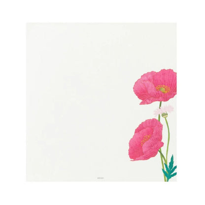 Midori Seasonal Letter Pad - Poppy
