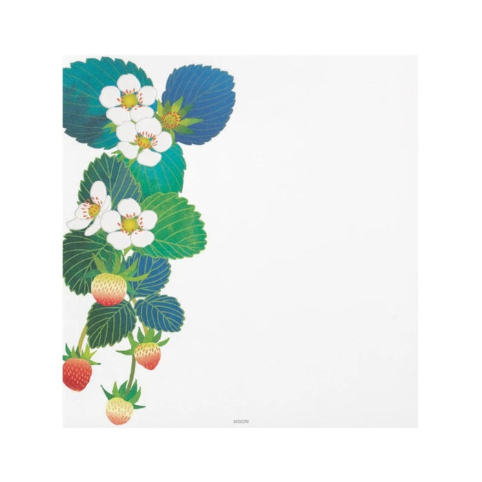 Midori Seasonal Letter Pad - Strawberry