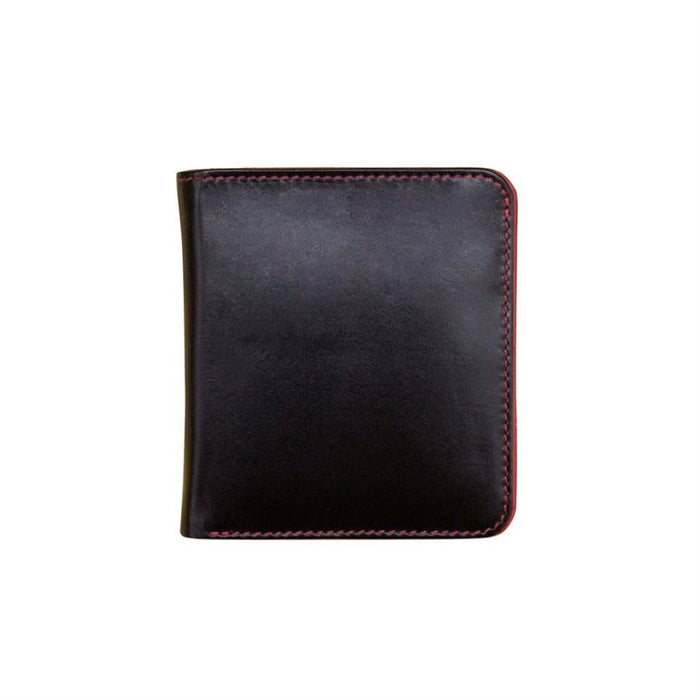 Mini Bi-Fold Wallet - Black/Red