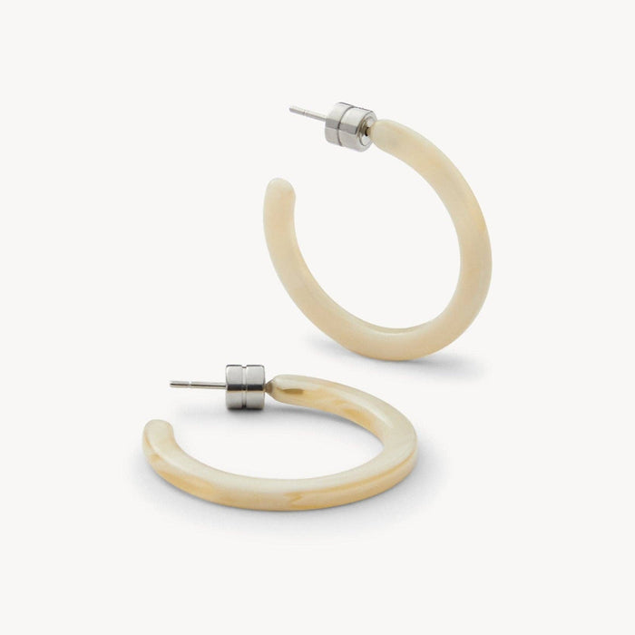 Mini Hoops - Alabaster