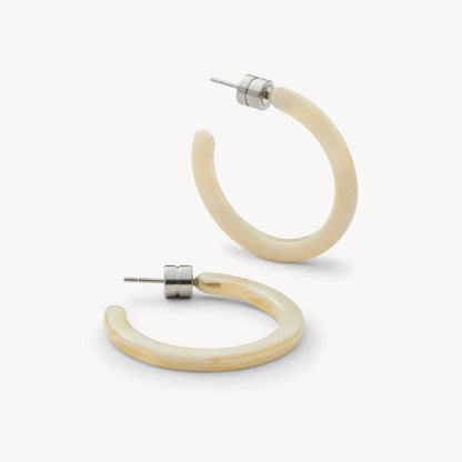 Mini Hoops - Alabaster