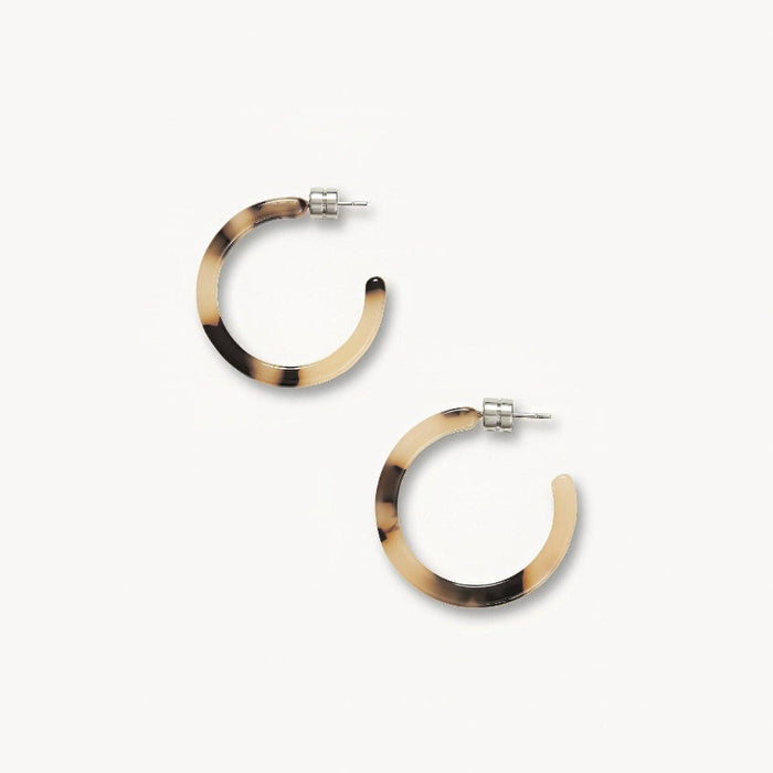 Mini Hoops - Blonde Tortoise
