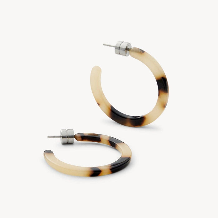 Mini Hoops - Blonde Tortoise