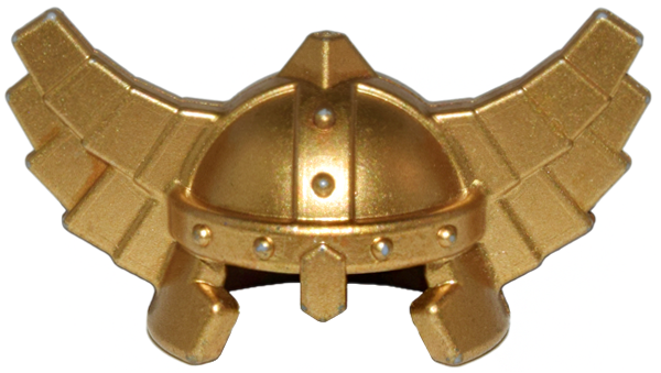 Minifigure, Headgear Helmet with Wings