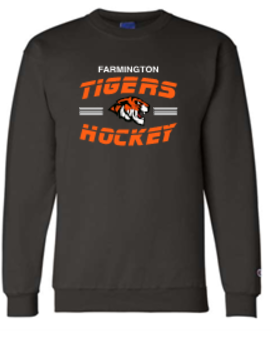 MITE 3 ORANGE CHAMPION POWERBLEND CREWNECK SWEATSHIRT
