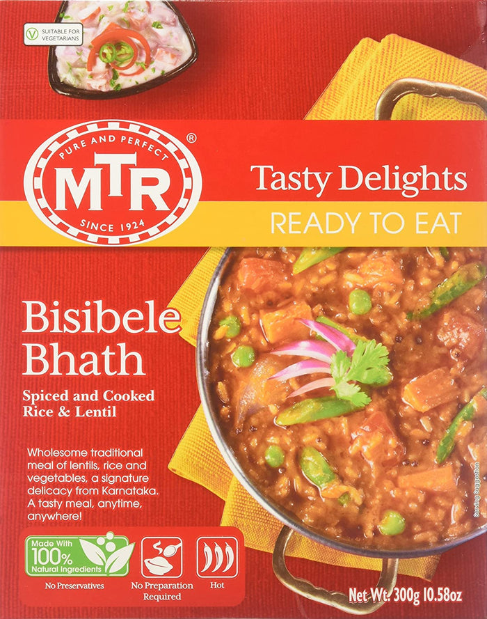 MTR Ready To Eat - Bisibele Bhath 10.58oz (300g)