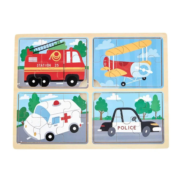 Mud Pie 4-in-1 Puzzles (8385188036916)