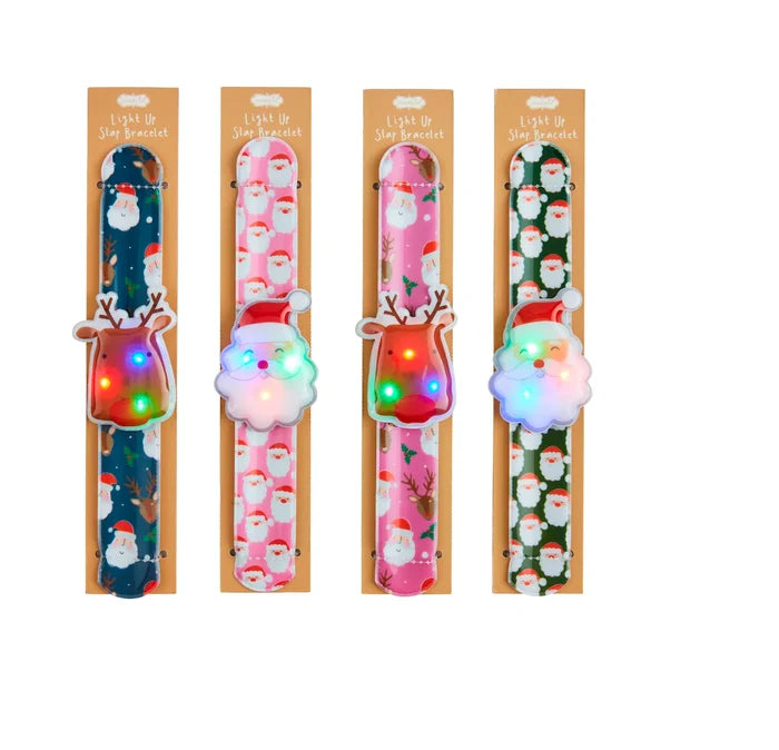 Mud Pie Christmas Light Up Slap Bands (9146488652084)