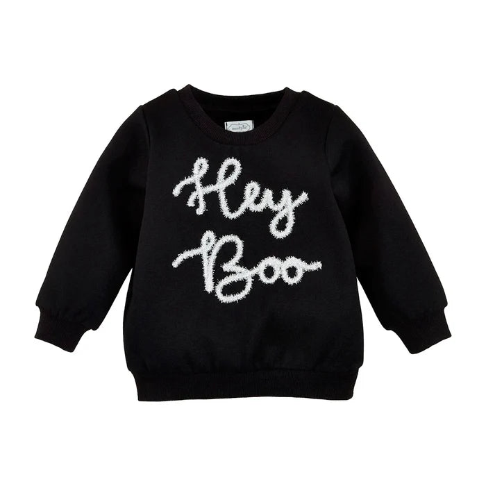 Mud Pie Hey Boo Sweatshirt (9144734941492)