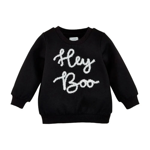 Mud Pie Hey Boo Sweatshirt (9144734941492)