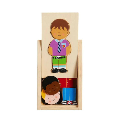 Mud Pie Mix & Match Dress Up Wood Puzzles (7040251953199)
