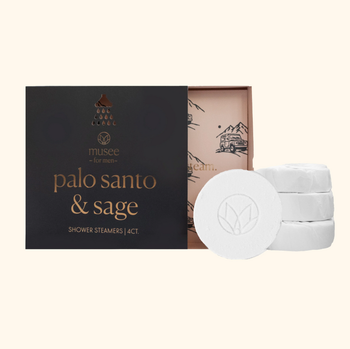 Musee Palo Santo & Sage Shower Steamers Bath & Body in at Wrapsody