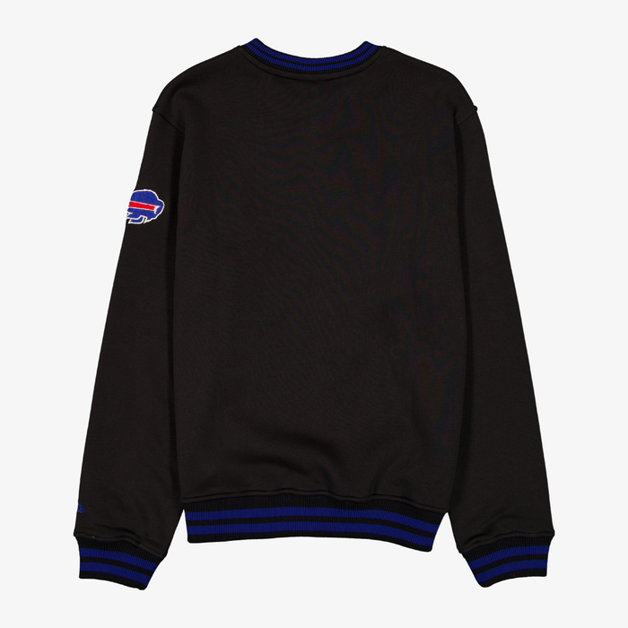 New Era Buffalo Bills Wordmark Black Crewneck