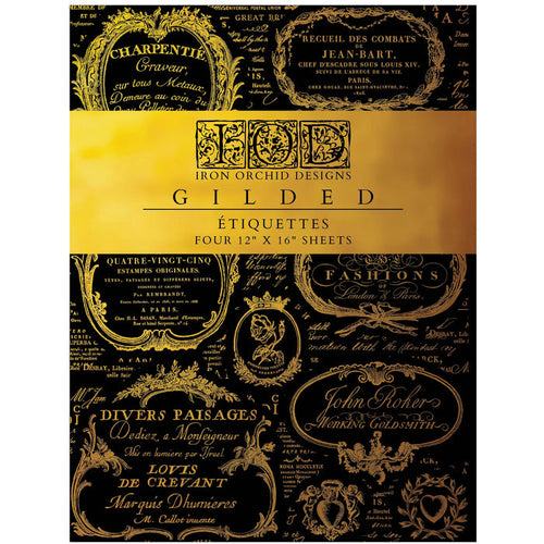 NEW! Iron Orchid Foil Transfer - Etiquettes