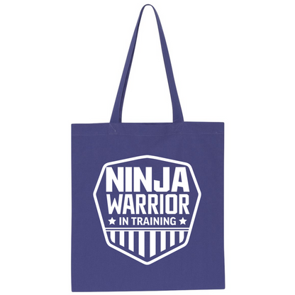 Ninja Warrior in Training Tote Bag – American Ninja Style Canvas Bag