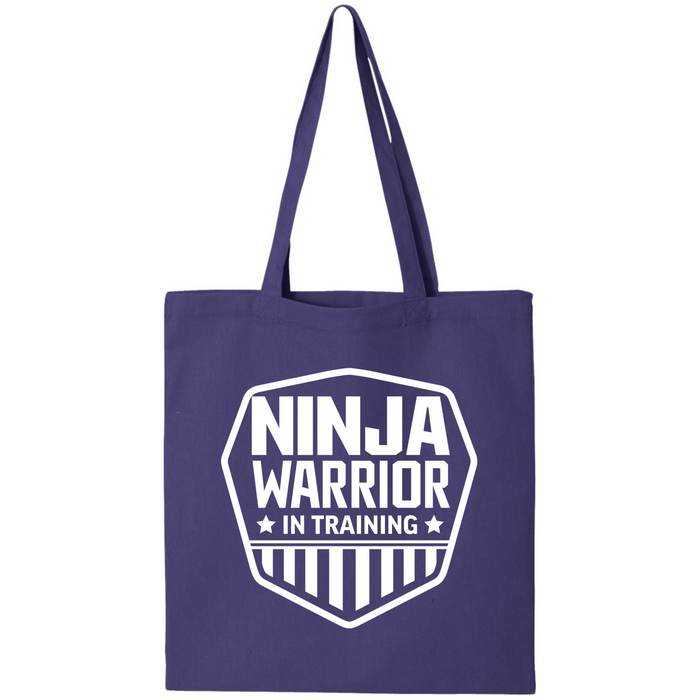 Ninja Warrior in Training Tote Bag – American Ninja Style Canvas Bag