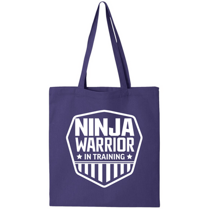 Ninja Warrior in Training Tote Bag – American Ninja Style Canvas Bag