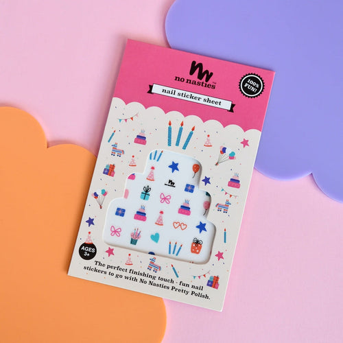 No Nasties – Nail Stickers – Birthday Fun - Mabel & Fox