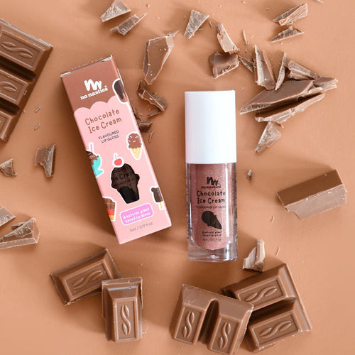No Nasties – Kids Natural Lip Gloss – Chocolate Ice-Cream - Mabel & Fox