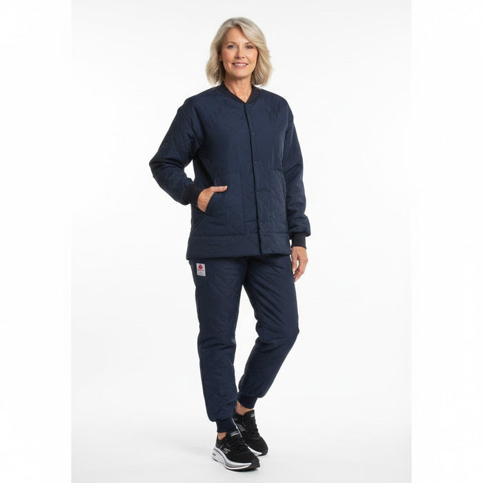 Nybo Navy Unisex Clima Sport Termojakke, Rygklap, Slidstærk