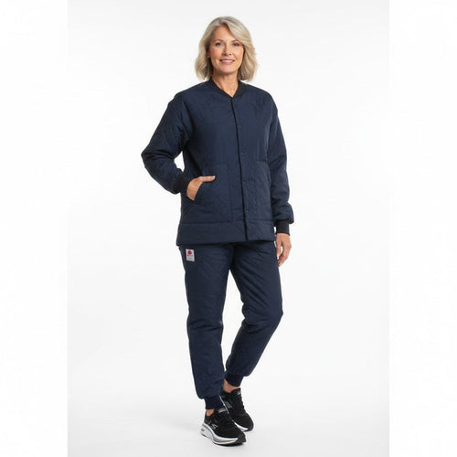 Nybo Navy Unisex Clima Sport Termojakke, Rygklap, Slidstærk