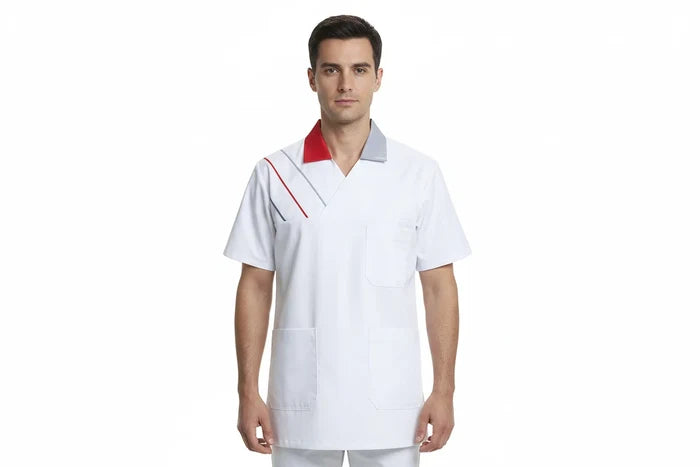 Nybo Hvid/Rød/Grå Unisex Feel Free Busseronne, Praktisk, Komfort