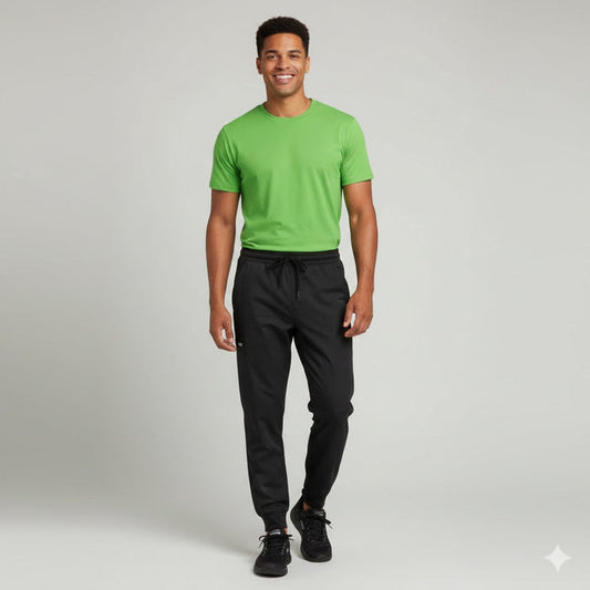 Nybo Sort Herre Garçon Street-Pants, Kort, Rib, Elastik, Komfort