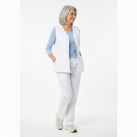 Nybo Vit Unisex Clima Sport Termoväst, Yttre Fickor