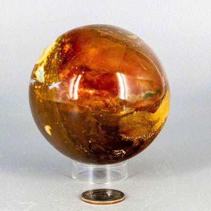 Ocean Jasper Crystal Sphere Polished Orbicular Stone