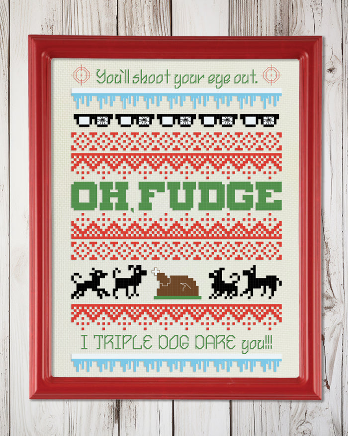 Oh Fudge! Cross Stitch Pattern