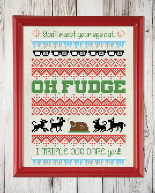 Oh Fudge! Cross Stitch Pattern