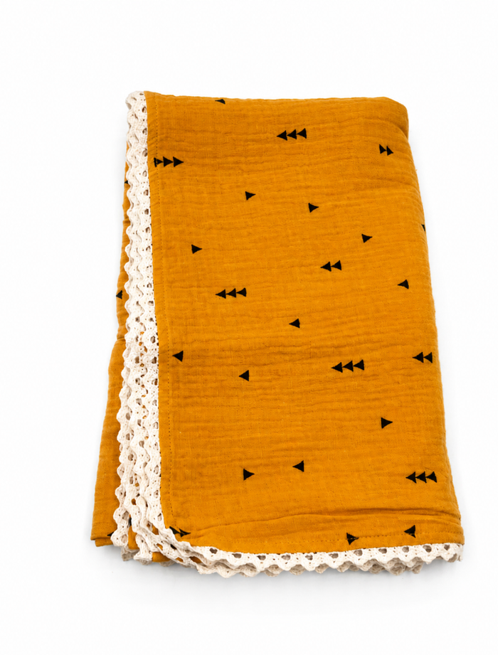 Orange Muslin Baby Gift Hamper