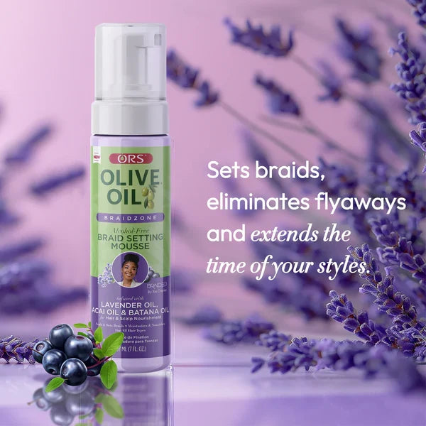 ORS Olive Oil Braidzone Braid Setting Mousse 207ml