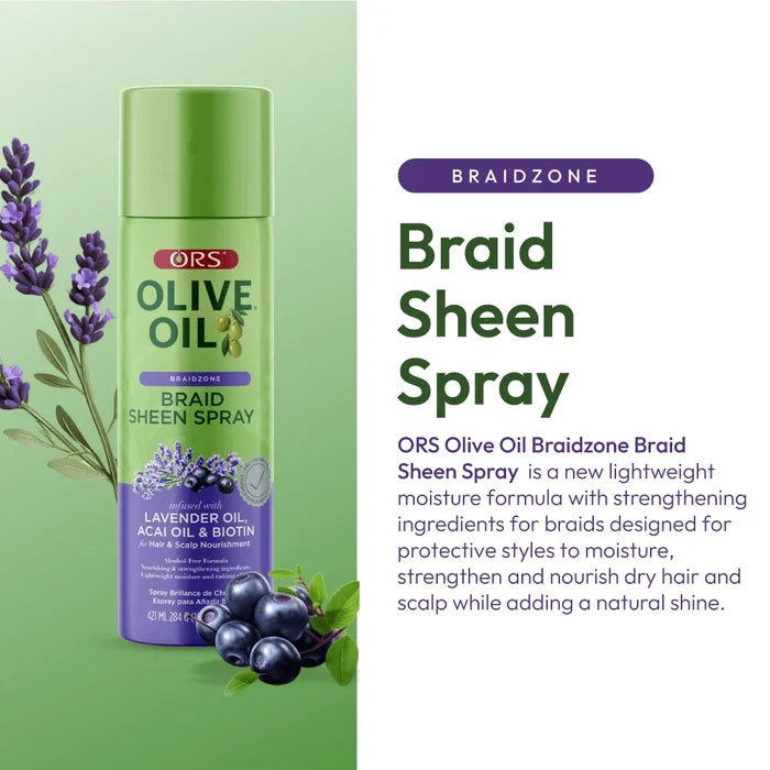 ORS Olive Oil Braidzone Sheen Spray 421ml