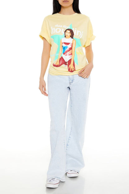 Oversized Dua Lipa Graphic Tee