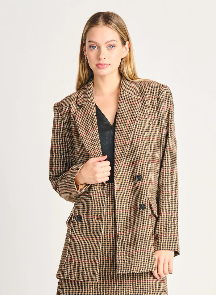 Oxford Houndstooth Blazer Acorn Home + Apparel