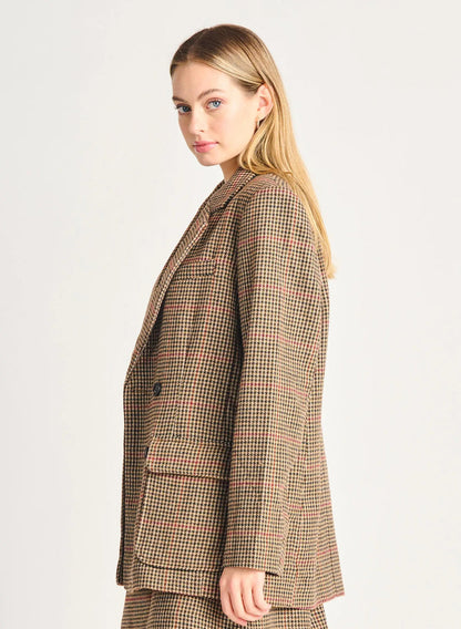 Oxford Houndstooth Blazer Acorn Home + Apparel