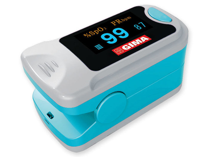 Oximeter som mäter syrehalten i blodet