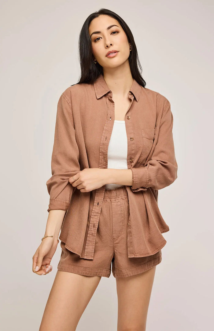 Ozzy Button Up Acorn Home + Apparel