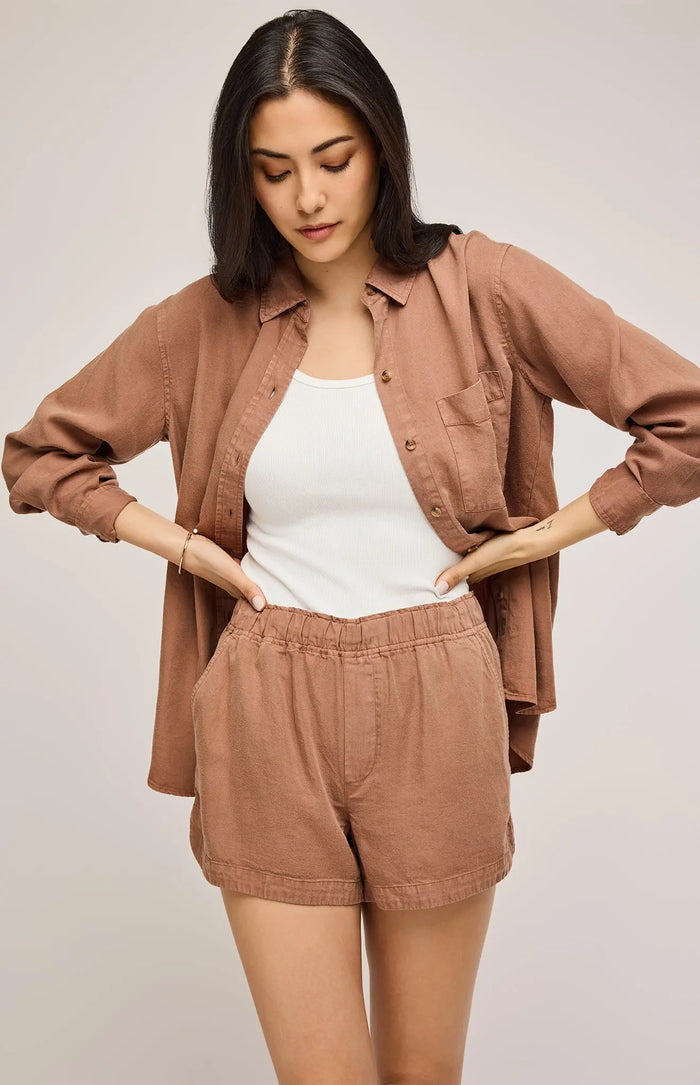 Ozzy Button Up Acorn Home + Apparel
