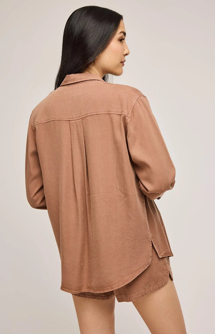 Ozzy Button Up Acorn Home + Apparel