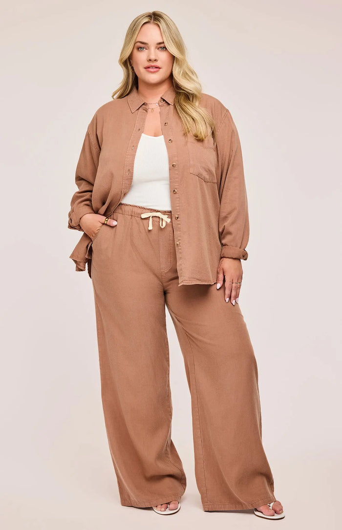 Ozzy Button Up Acorn Home + Apparel
