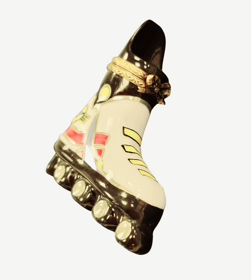 Inline Skates Limoges Box Delight Porcelain Limoges Sports French Trinket Box