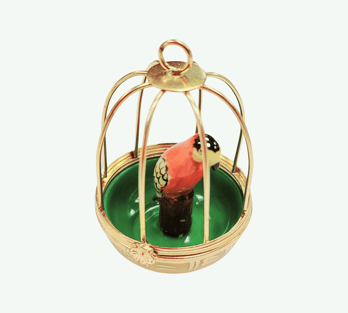 Charming Parrot Limoges Box Porcelain Limoges birds LIMOGES BOXES French Trinket Box