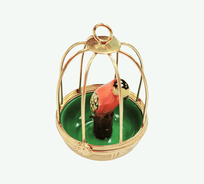 Charming Parrot Limoges Box Porcelain Limoges birds LIMOGES BOXES French Trinket Box